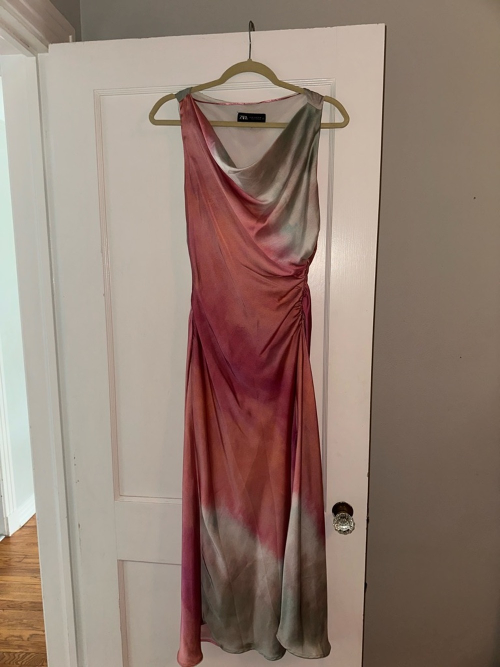 Pink and Blue Party Dress - Picture 4 of 7